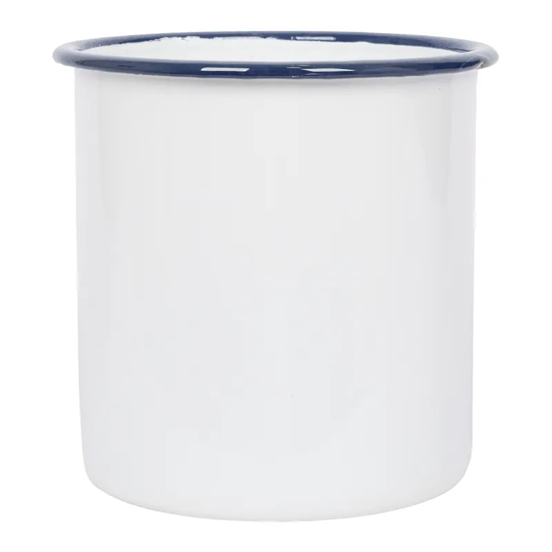 Weekend Sale Argon Enamel Utensil Pot White/Blue