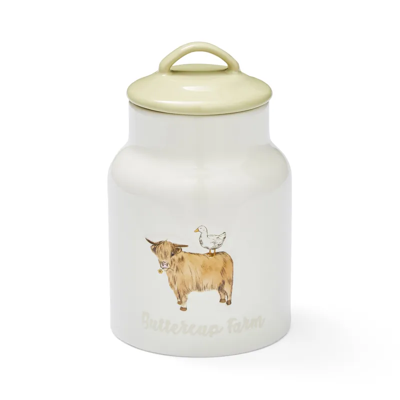 Buttercup Farm Ceramic Tea Canister Popular