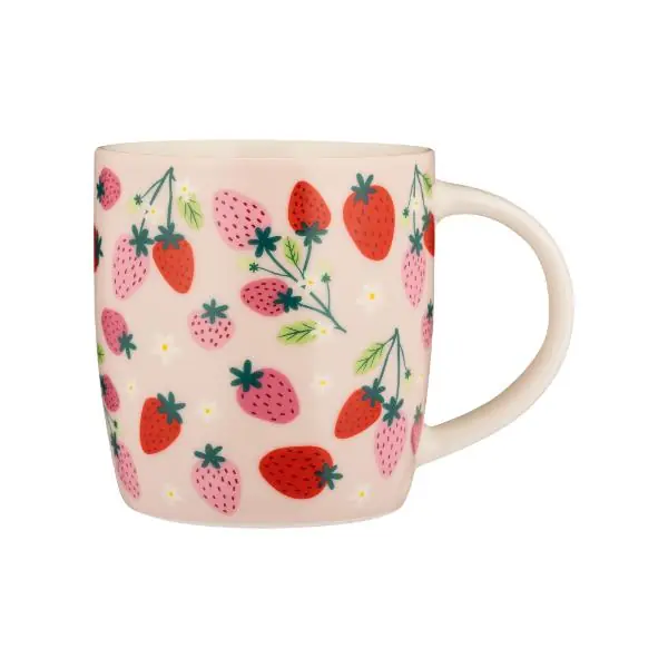 P&K Strawberries Mug 340ml Mega Sale