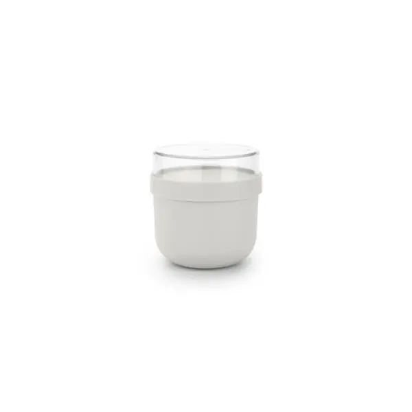 Authentic Make & Take Breakfast Bowl, 0.5L, Plastic - Light Grey