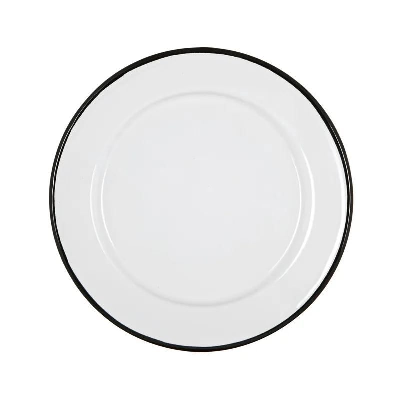 Big Sale Argon Enamel Plate Black 20cm