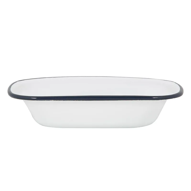 Argon Enamel Pie Dish Navy- 20cm Hot Deal
