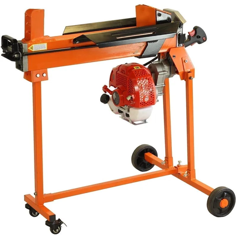Weekend Sale 7 Ton Petrol Log Splitter Powerful 52cc 2 Stroke DuoCut Ramstop and Trolley FM10PTW-7
