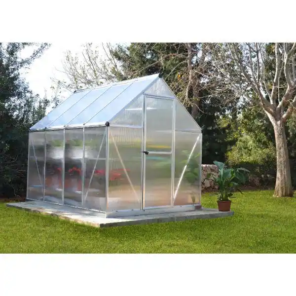 Affordable Myhos Polycarbonate Greenhouse 6 x 8