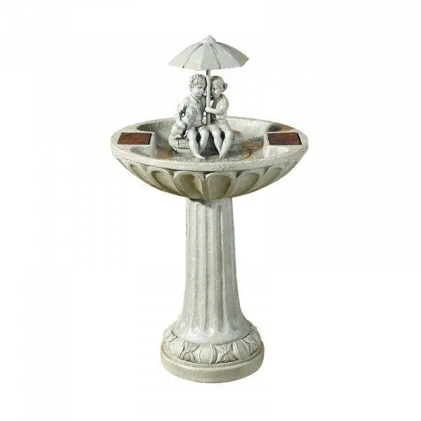 Smart Water Feature Solar Powered Umbrella Fountain Latest