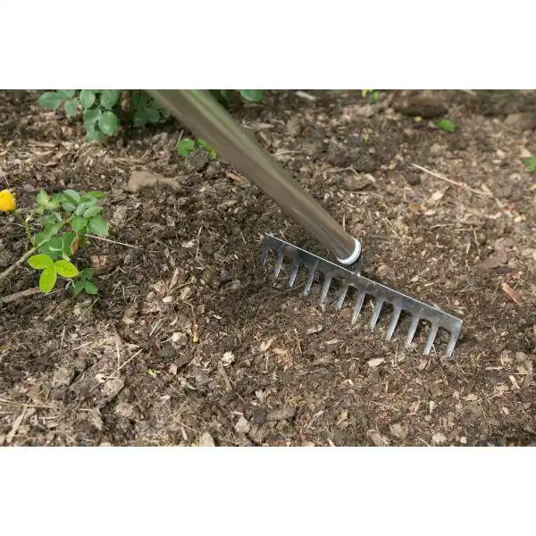Wilkinson Sword Ultralight Stainless Steel Garden Rake Next Day Delivery