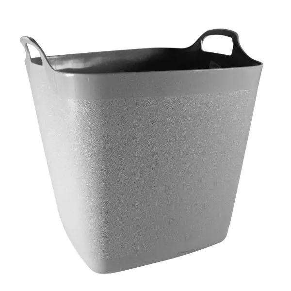 Luxury Town & Country 40L Square Flexi-Tub Soft Grey