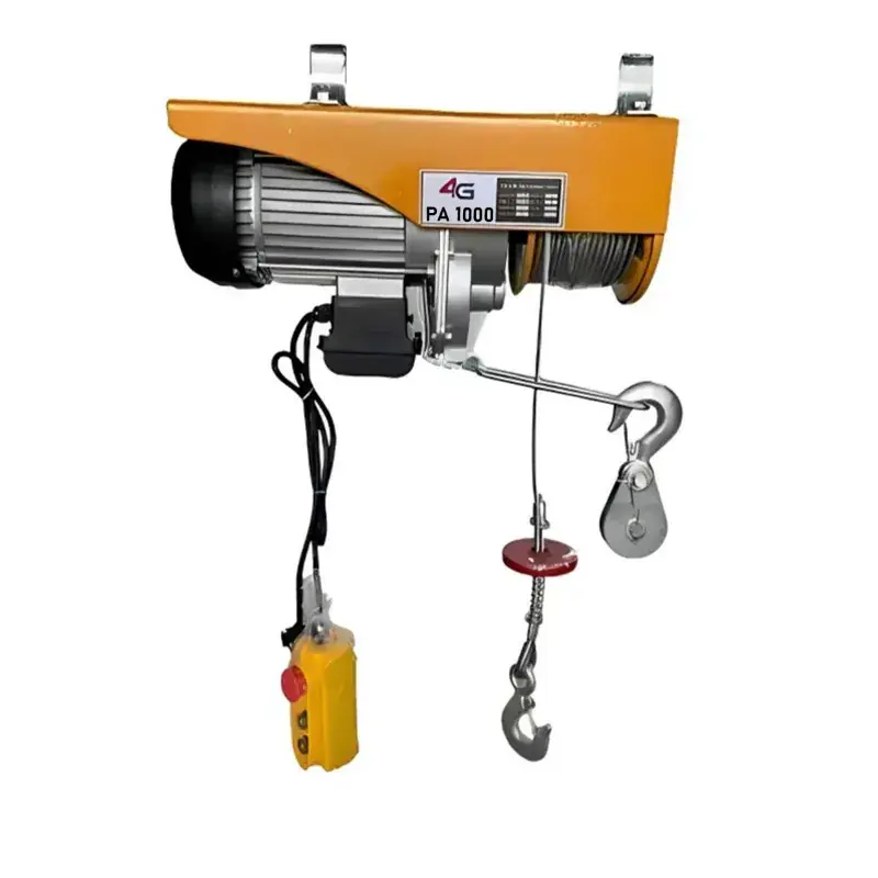 4G PA 1000 kg 1800W Mini Electric Hoist, 6 mm diameter & 30 meter long Wire Rope (PA-1000) Super Sale