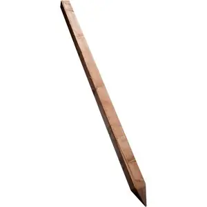 Modern WICKLOW WOOD POINTED FENCE POST