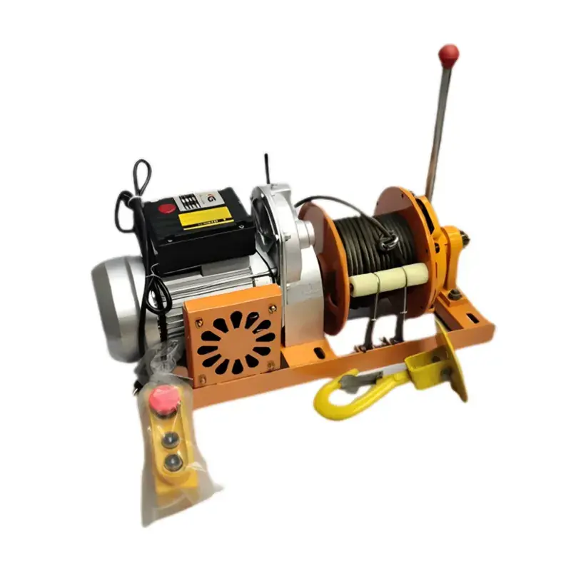 4G 800 kg Load Capacity 3.5 HP Electric Clutch Winch With 100% Copper Winding Motor, 7 mm & 30 Meter Wire Rope Buy Direct