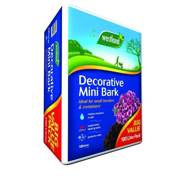 Westland Decorative Mini Bark (Big Value Pack) 100L Free Shipping