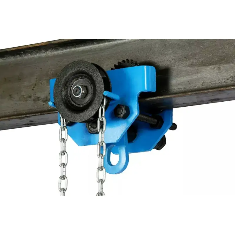 Flash Sale Crown Power 1 Ton Geared Travelling Trolley With 3 Meter Chain