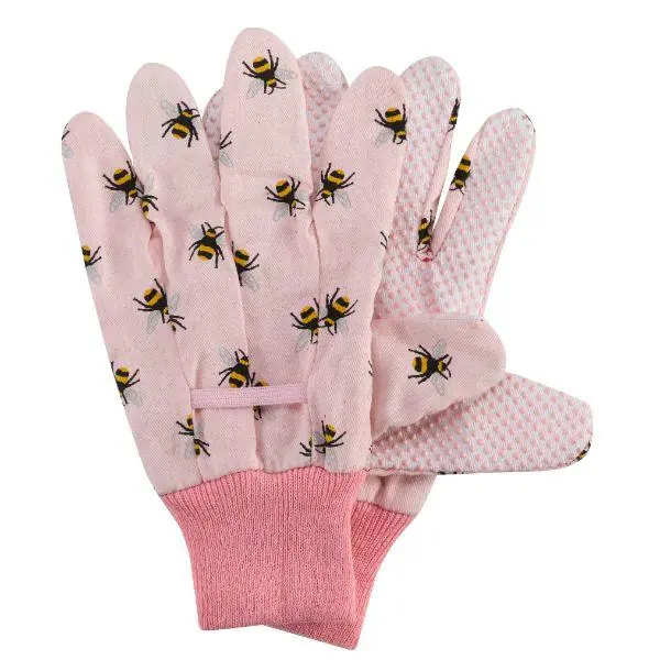 Briers Bees Cotton Grips Gloves - Triple Pack Size 8 Mega Sale