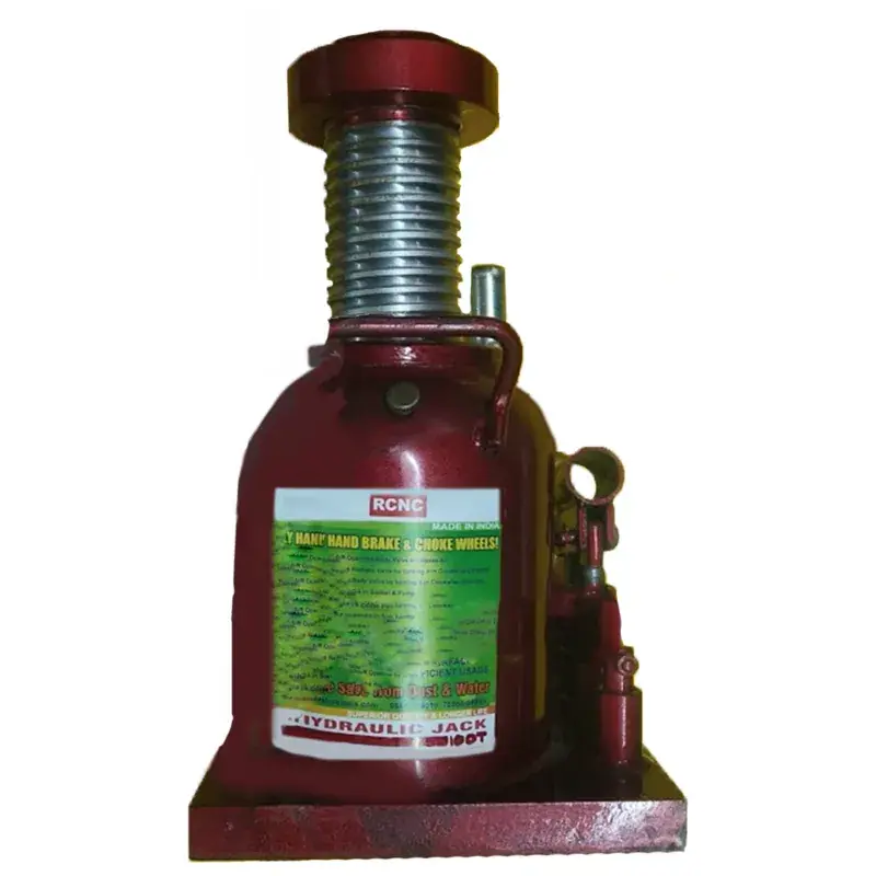 Factory Price RCNC® 100 Ton Capacity Hydraulic Bottle Jack with Safety Nut for Truck, Buses - 430 mm Maximum Lifting Height