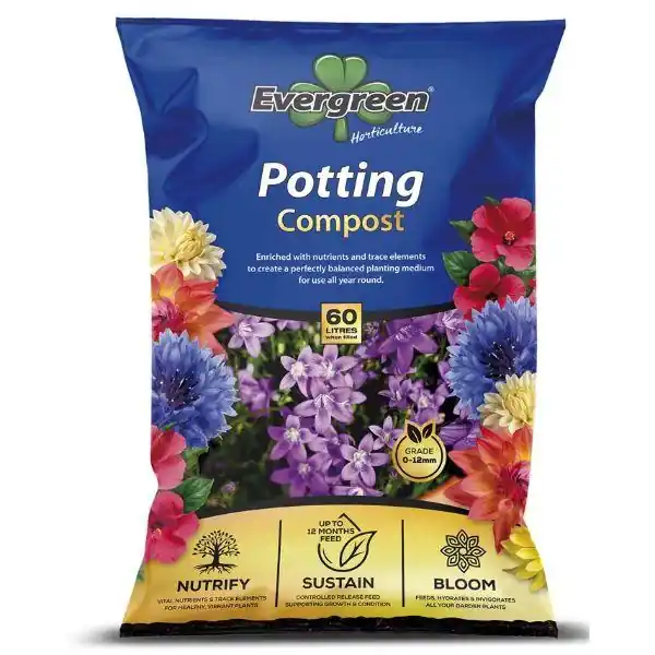 Fan Favorite Evergreen Potting Compost (0 - 12mm) 60L