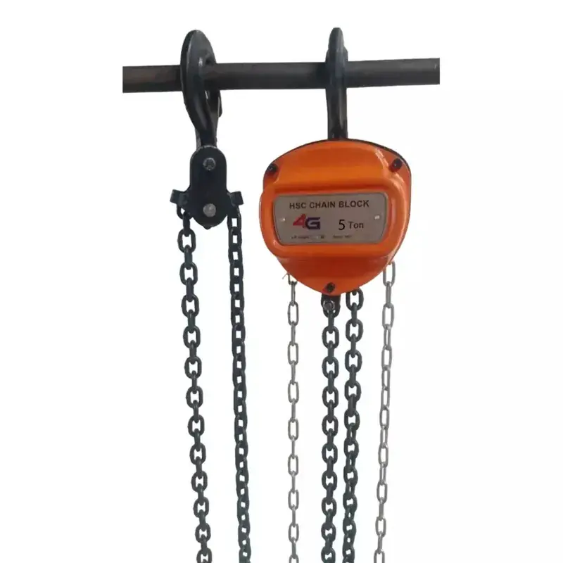 Grab Now 4G 5 Ton HSC Chain Pulley Block with 6 m Chain - 6 Meter Standard Lift