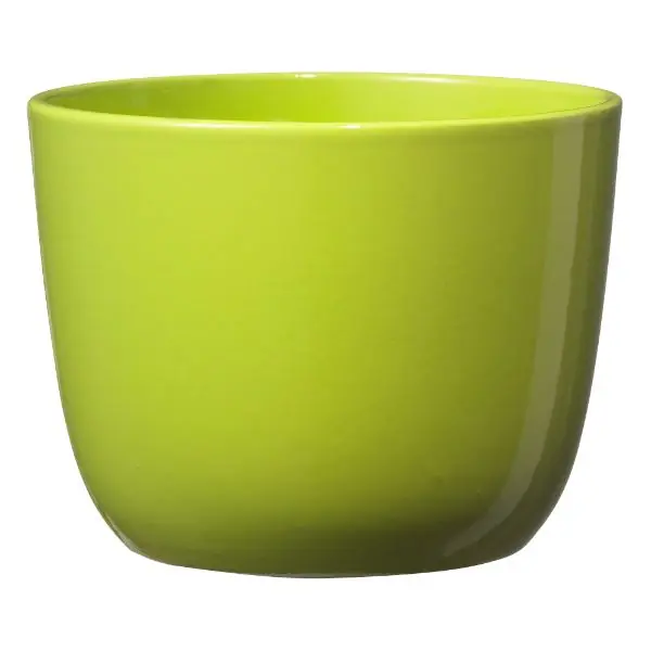 Worldwide Shipping SK Indoor PotSevilla Shiny Lemon Green D12Cm X H10Cm