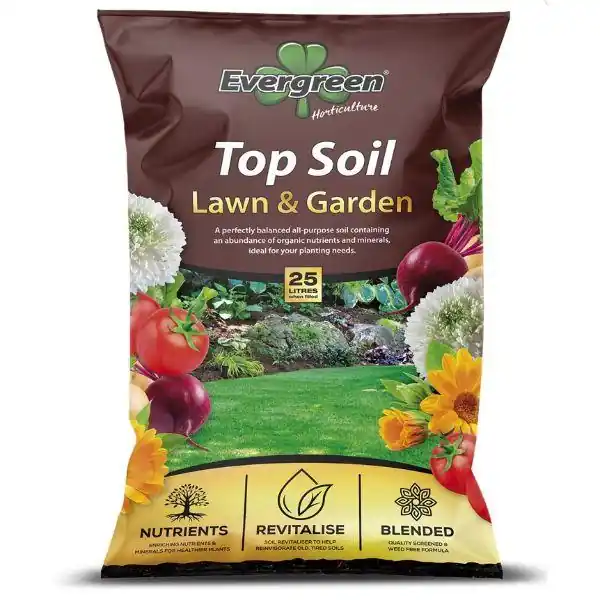Cheap Evergreen Top Soil 25L