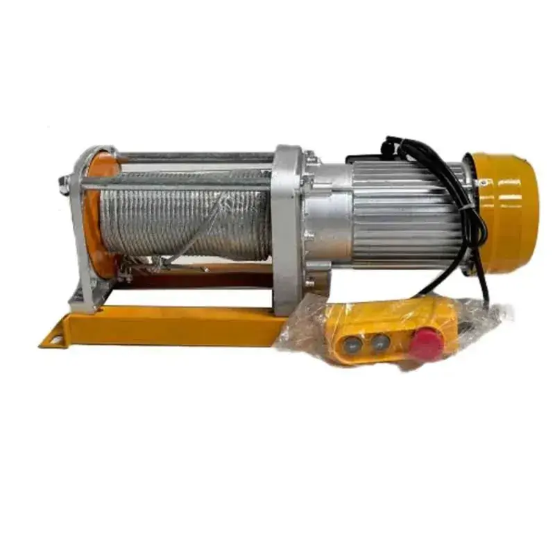Save Now 4G 1000 KG capacity 3 Hp High Speed KCD Winch With 6 MM & 50 meter Wire Rope