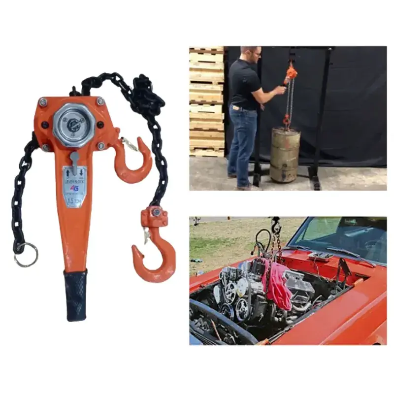 4G LAMINATES 1.5 Ton Capacity Ratchet Lever Hoist with 1.5 meter Chain Limited Edition