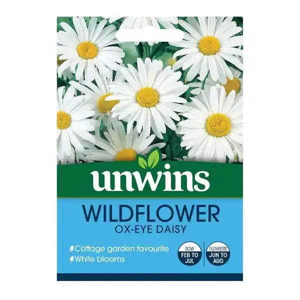 While Supplies Last Unwins Seed Packet Wildflower Ox-Eye Daisy