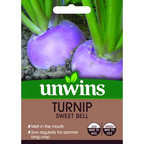 Viral Unwins Seed Packet Turnip Sweet Bell