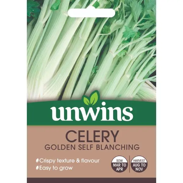 Unwins Seed Packet Celery Golden Soft Blancing Deal