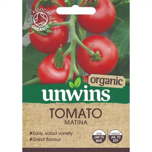 Viral Unwins Seed Packet Tomato Matina (Organic)
