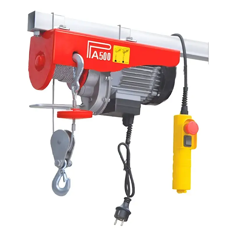 Crown Power PA 500 Mini Electric Hoist With 1.5 HP 100 % Copper Winding Motor, 30 Meter 4 mm Wire Rope Holiday Sale