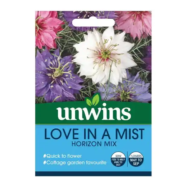 Special Discount Unwins Seed Packet Love In A Mist Horizon Mix