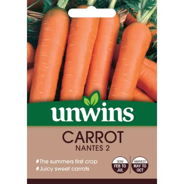 While Supplies Last Unwins Seed Packet Carrot Nantes 2