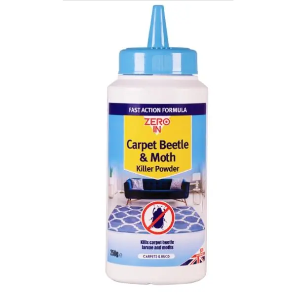 Zero In Carpet Beetle & Moth Killer Powder 250g Hot Picks