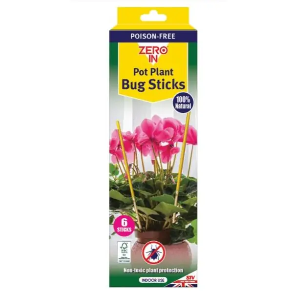 Zero In Pot Plant Bug Sticks Professional Grade