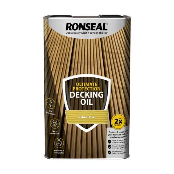 Last Chance Ronseal Ultimate Decking Oil Natural Pine 5Lt