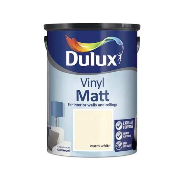 Trending Dulux Vinyl Matt Paint 5L - Warm White
