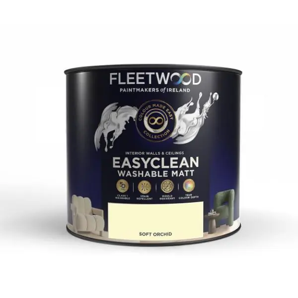 Professional Grade Fleetwood 2.5L Easyclean Matt Soft Orchid