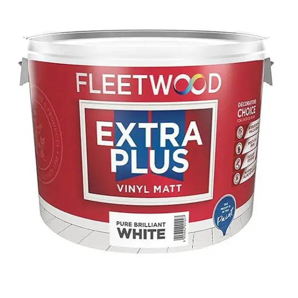 Express Delivery Fleetwood Extra Plus Matt Brilliant White 10L