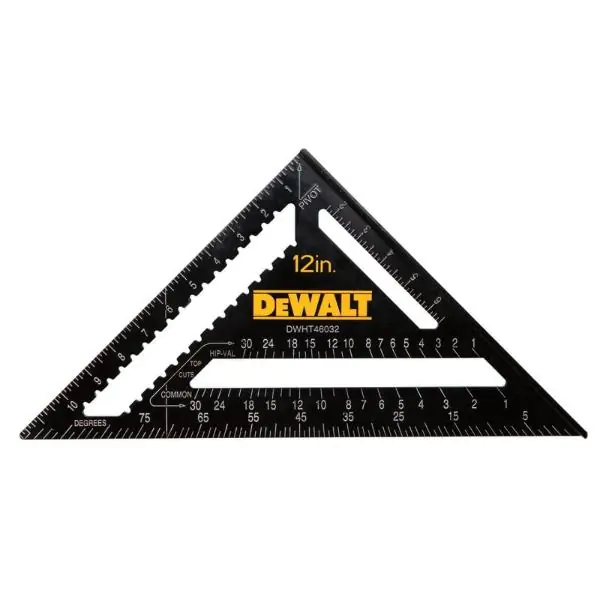 Dewalt Rafter Layout Square 12in Limited Offer