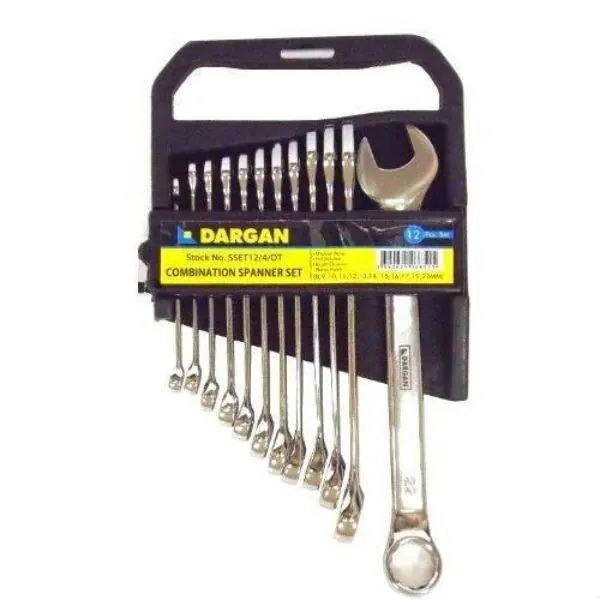 Dargan 12Pce Spanner Set On Rack (8-22mm) Last Chance