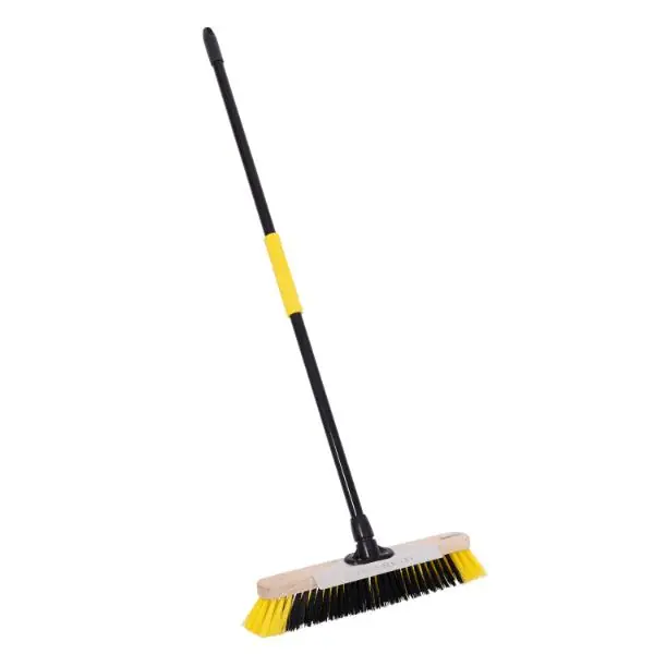 Luxury Bulldozer 18" Soft Dual Broom with Scraper and Handle