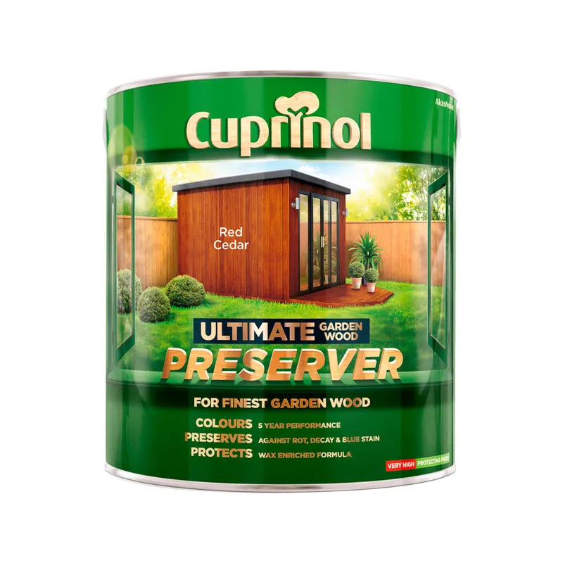 Save Now Cuprinol Ultimate Wood Preserver Red Cedar 4L