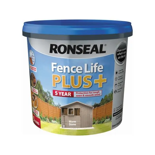 Deal Fencelife Plus + 5L Warm Stone