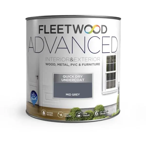750ml Advanced Quick Dry Interior/ Exterior Undercoat Mid grey In Demand