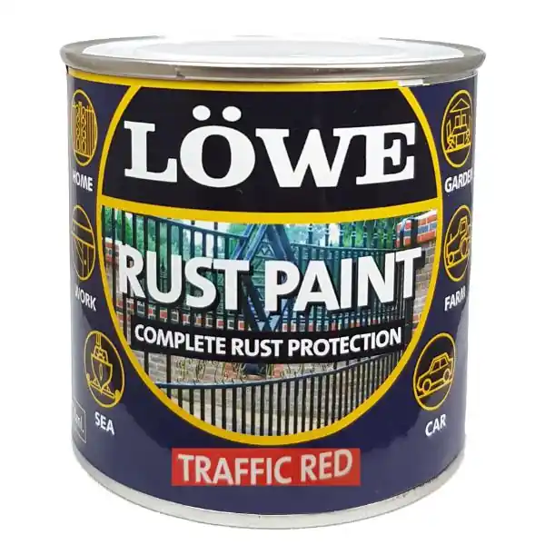 Bulk Order Lowe Metal & Machinery Paint Red 500ml