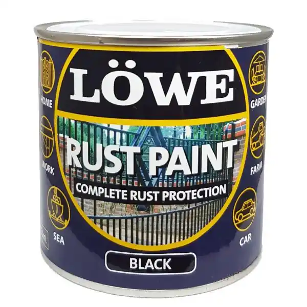 500ml Lowe Metal & Machinery Black Budget