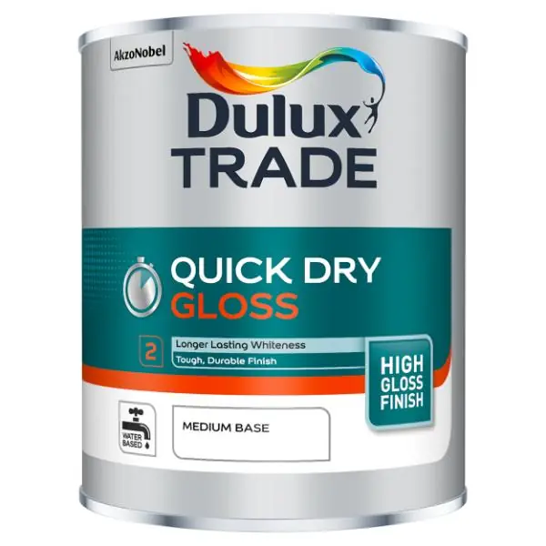 Seasonal Sale Dulux Trade Quick Dry Gloss Medium Base 1L