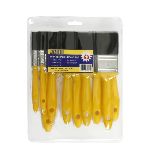 Dosco 10 Piece Paint Brush Set Sale