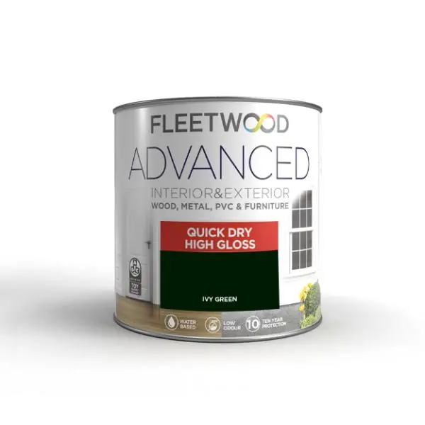750ml Advanced Quick Dry Interior/ Exterior Gloss Ivy green Hassle-Free Returns