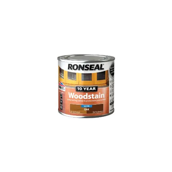 Ronseal 10 Year Woodstain Oak 250ml Authentic