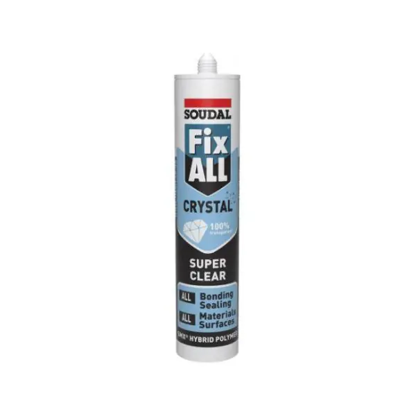 Bargain Soudal Fix All Crystal Sealant/ Adhesive Clear290ml